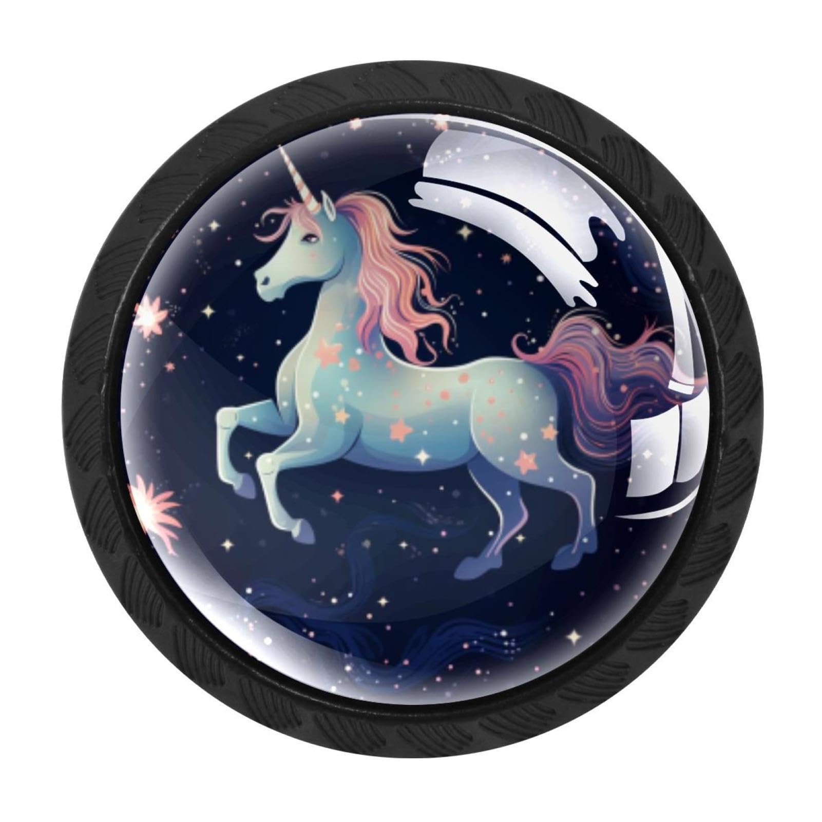 Chenzzzz Multicolored 11 4 Pack Starry Unicorn Kitchen Cabinet Knobs Drawer Knobs Door Dresser Handles For Personalized Gifts Great For Any Occasion