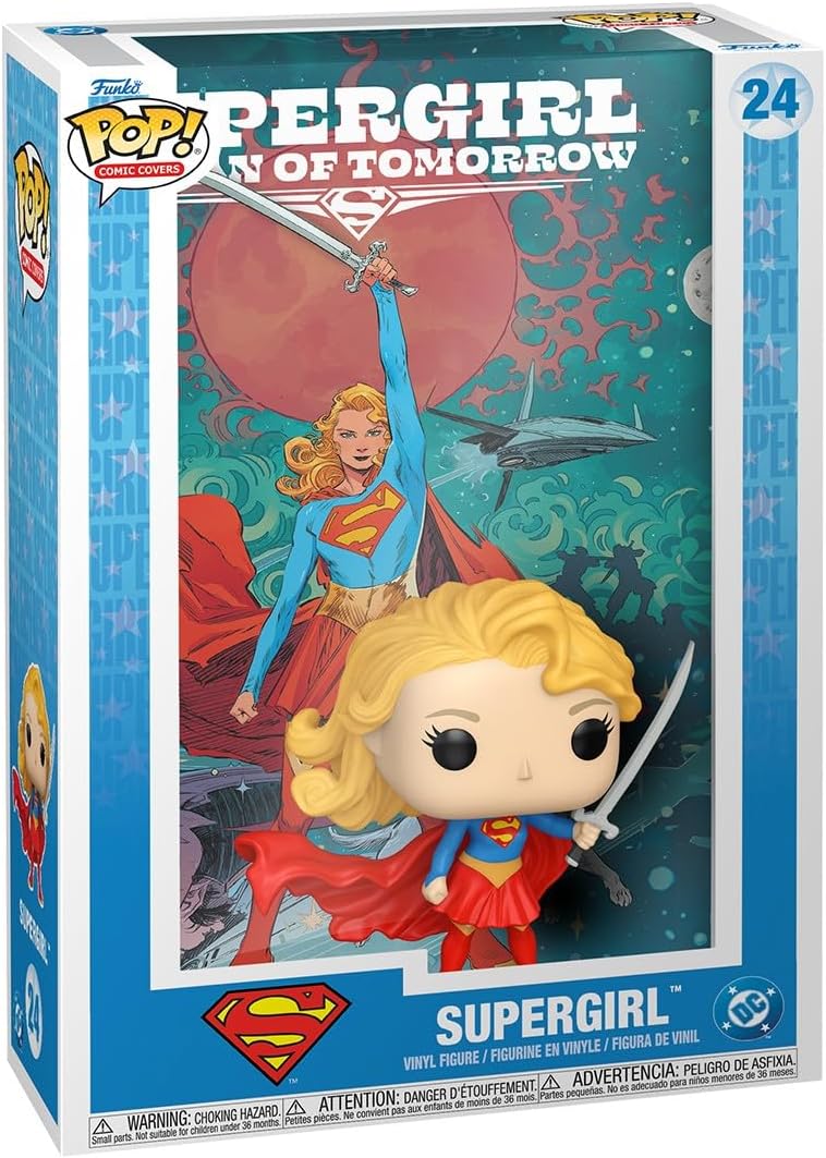 Funko Pop! Comic Cover: Supergirl - Collectable Vinyl Figure - Gift Idea- Official Merchandise - Toys for Kids & Adults - Comic Fans - Model Figure for Collectors and Display