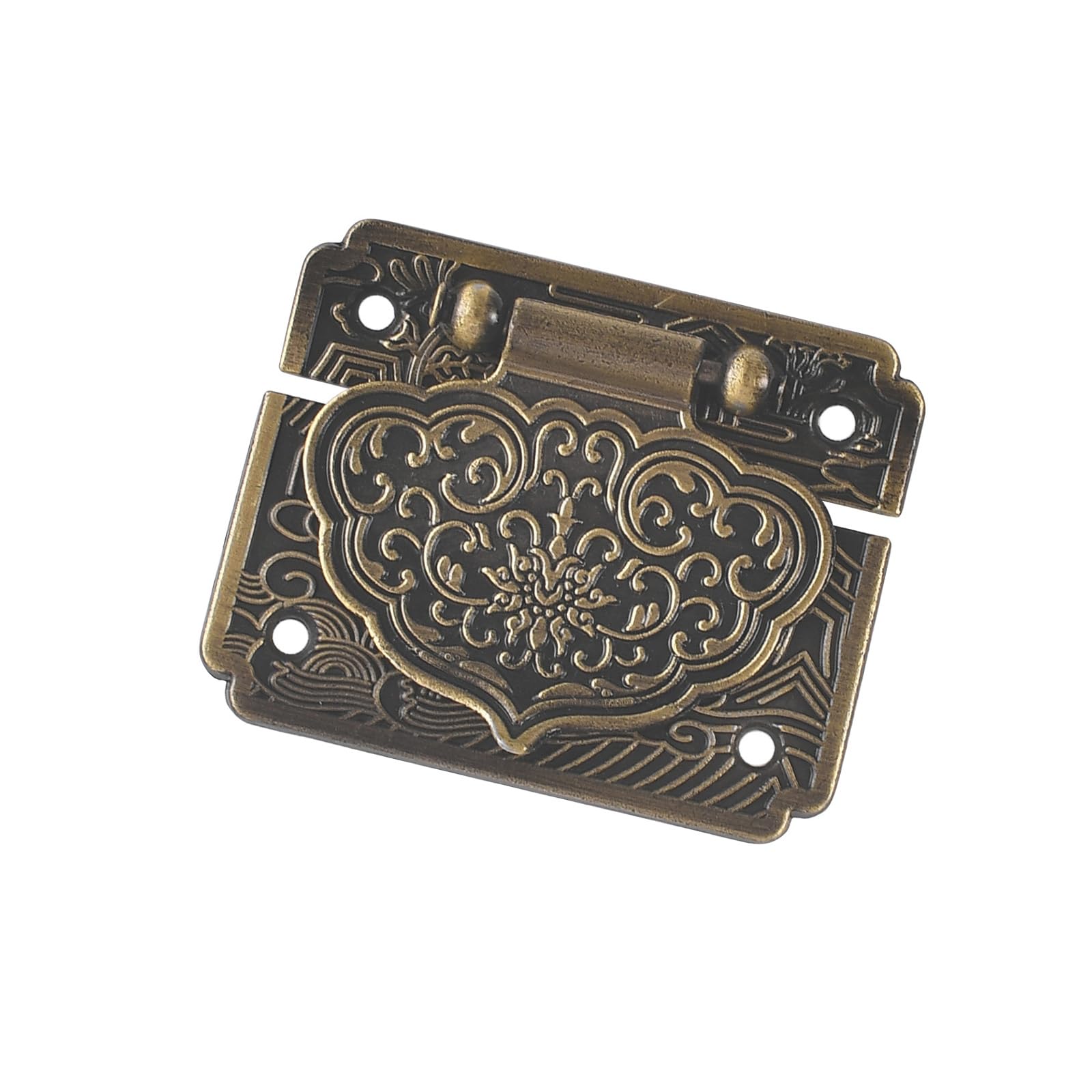 Fentency Multicolor Antique Decorative Clasp Jewelry Wooden Box Buckle Pad Chest For Jewelry Chest Trunk Hardware Enduring Wooden Latches