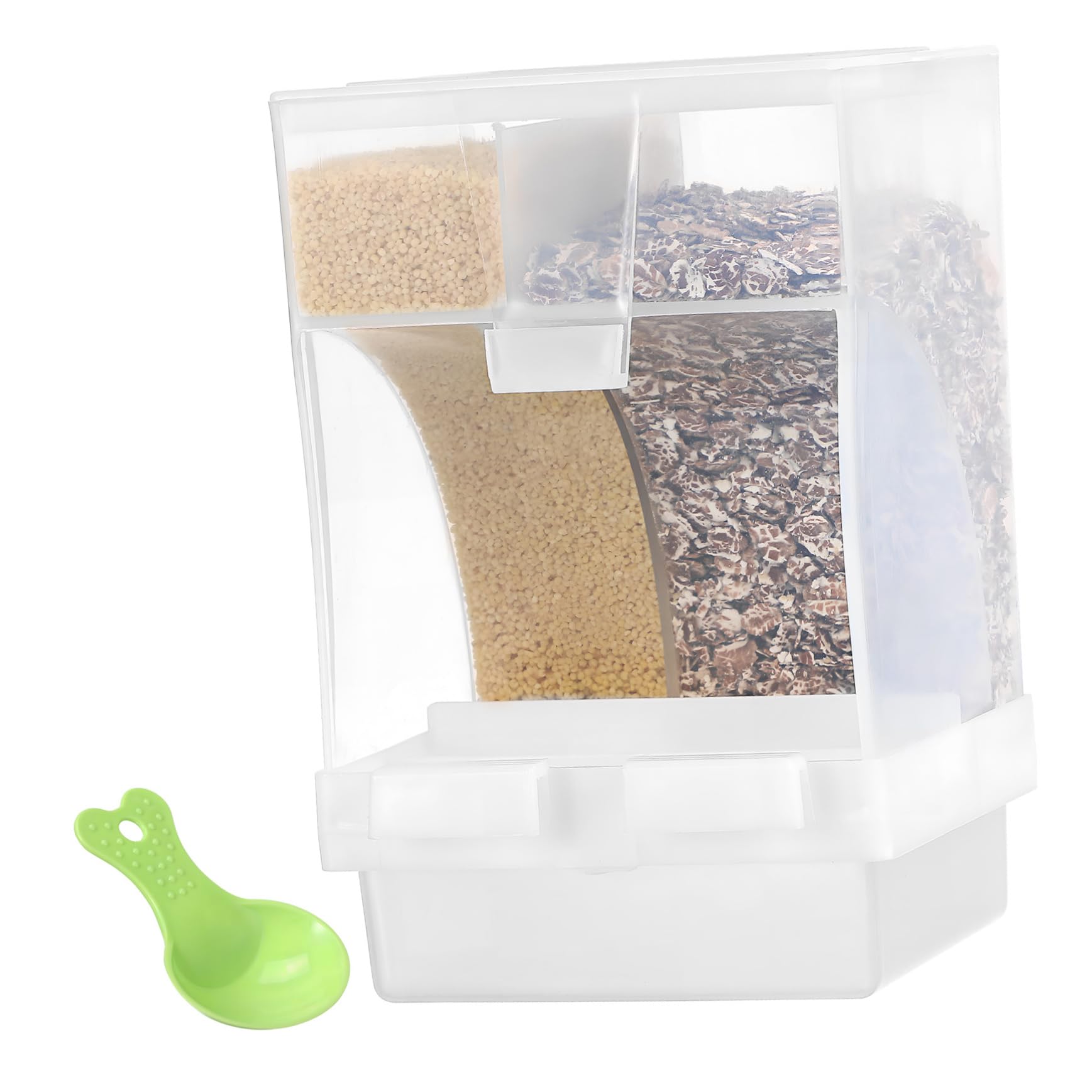 Yardwe 3sets Mangiatoia Per Con Accessori Per Mangime Pappagalli e Canarini Facile Installare e Versatile Per