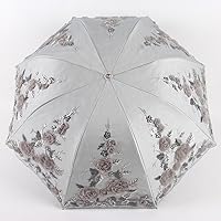 Vista 160 de Honeystore Sombrilla bordada con flor 3D plegable UV con encaje clásico