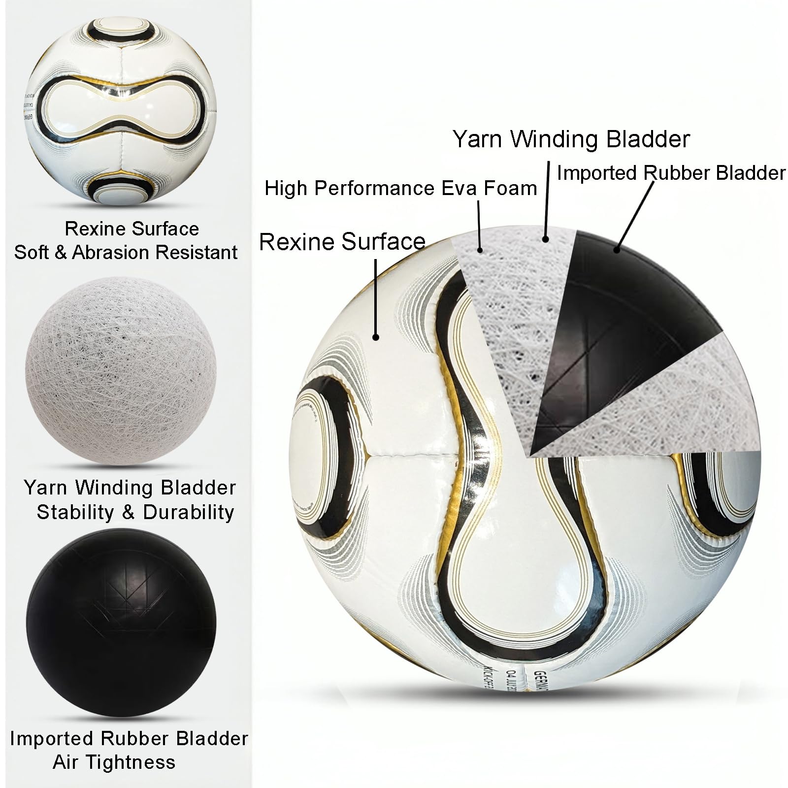 Amazon.com: World Cup 2006 Soccer Ball Size 5 Replica – Iconic