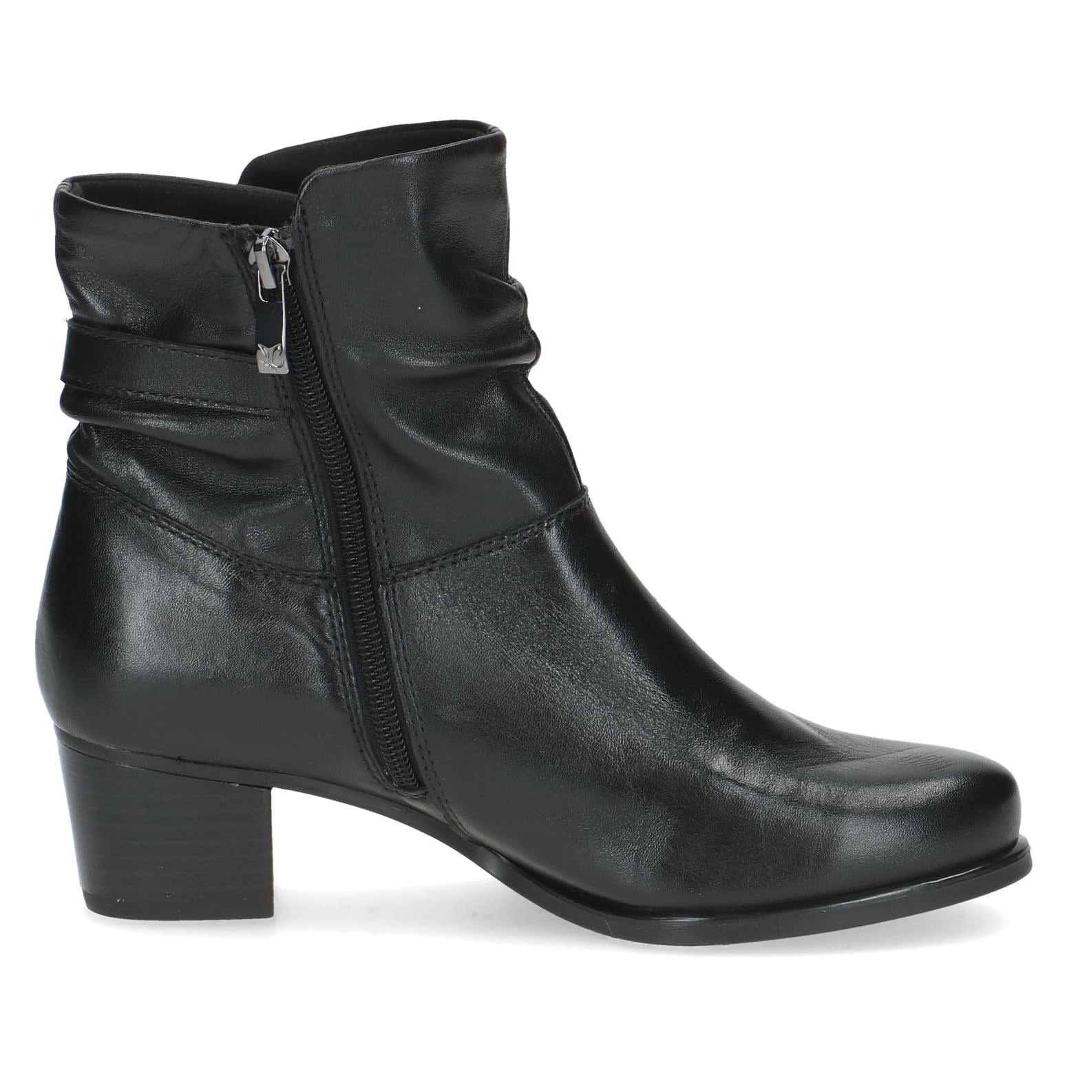 CAPRICE Damen Stiefeletten aus Leder mit Blockabsatz