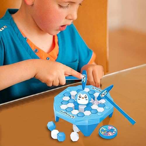 Miniatura 3 de Juego de salvar pingüino en hielo, juego de romper bloques de hielo, juego de mesa de pingüinos, trampa de pingüino, romper hielo, activar fiesta
