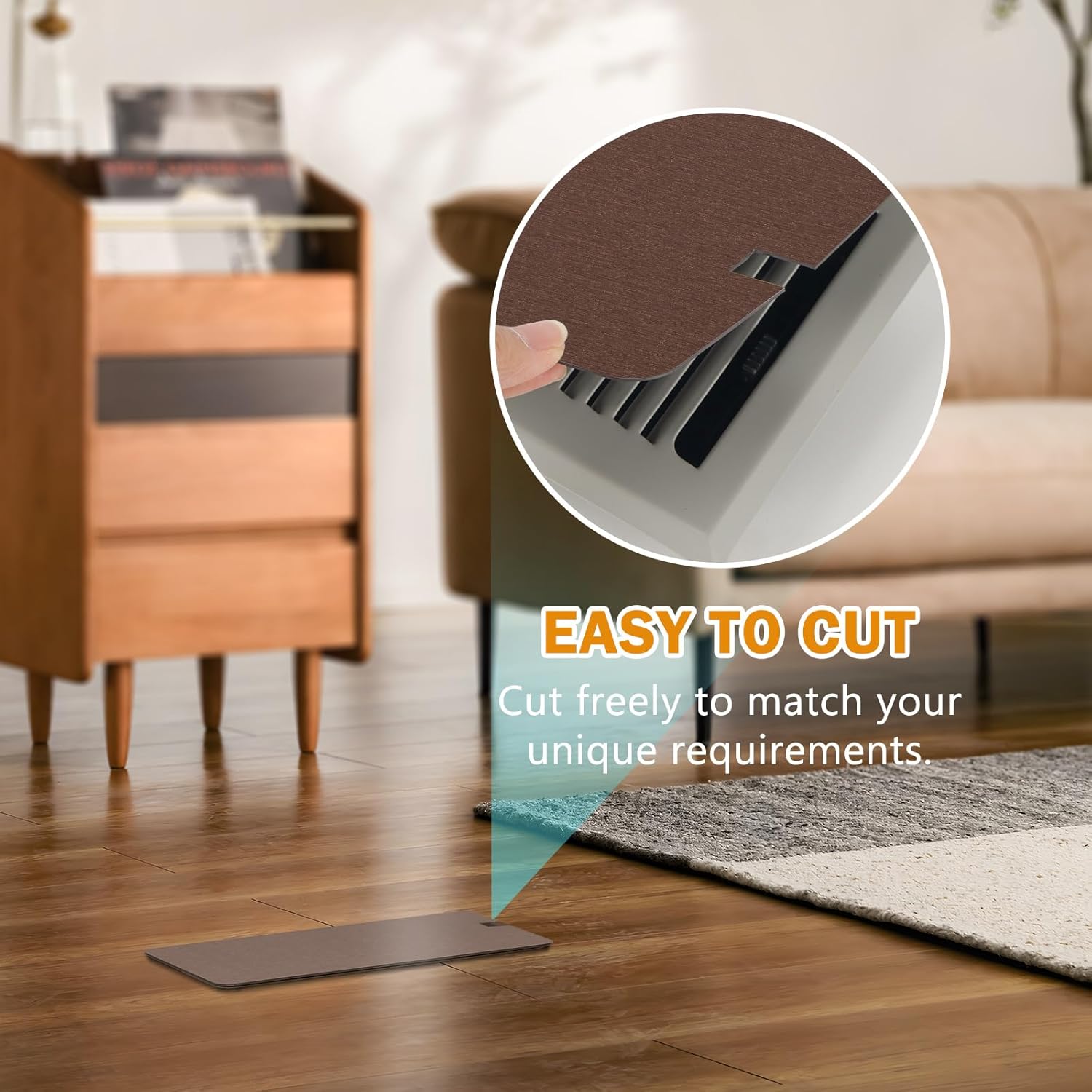 2 Pack Magnetic Vent Covers for Home 5.5" x 12" Metallic Magnetic Register Vent Cover Strong Magnet Air Vent Covers for Home Floor, Ceiling, Wall Registers, HVAC, AC, RV, and Heater Vents Bronze