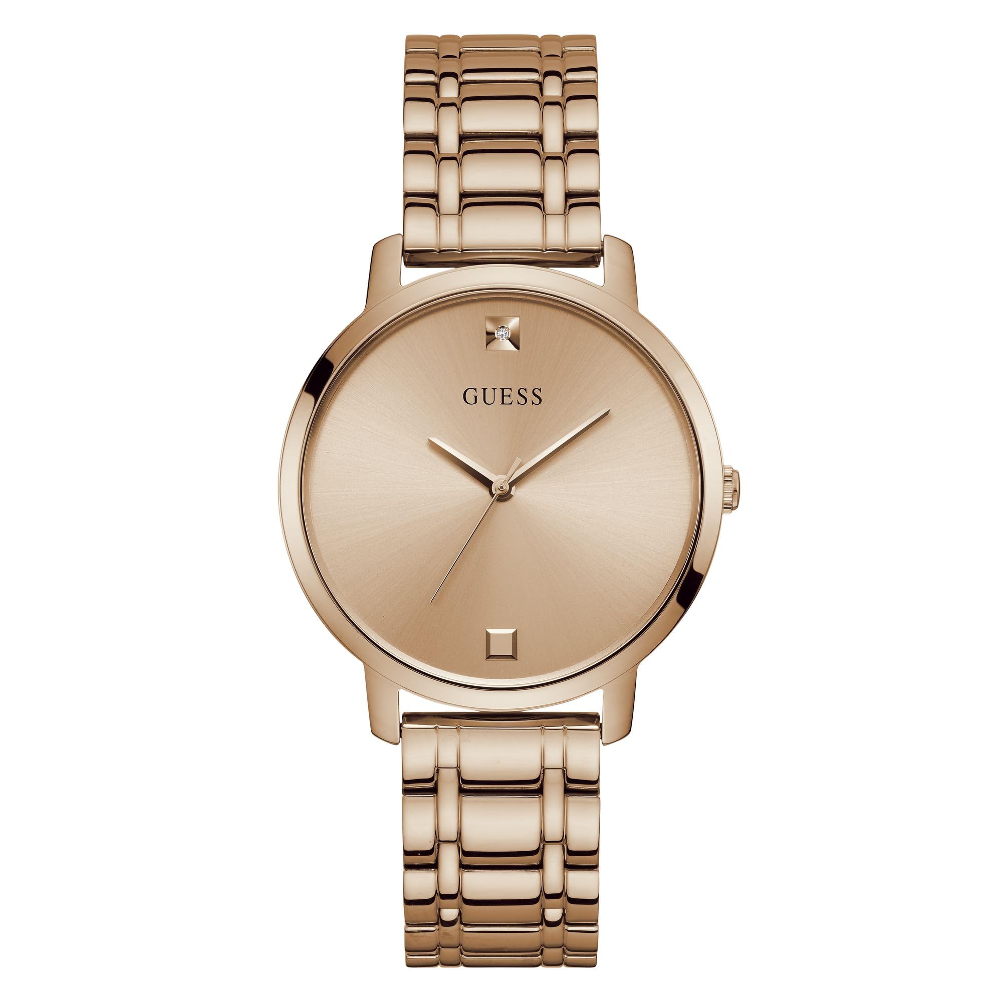 Guess Women 40 mm Rose Gold Dial Analog Watch- U1313L3 (B07T75FP5V) Amazon Price History, Amazon Price Tracker