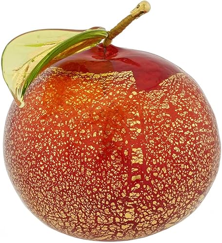 Miniatura 2 de GlassOfVenice - Figura de cristal de Murano de manzana roja