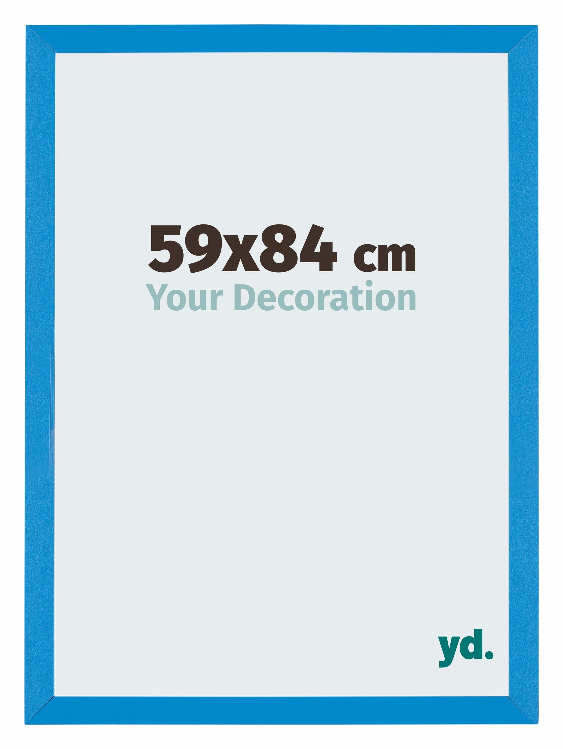 Your Decoration - Puzzle frame 59x84 - Bright Blue - Puzzle frame 1500-2000 Pieces - MDF Photoframe - Mura