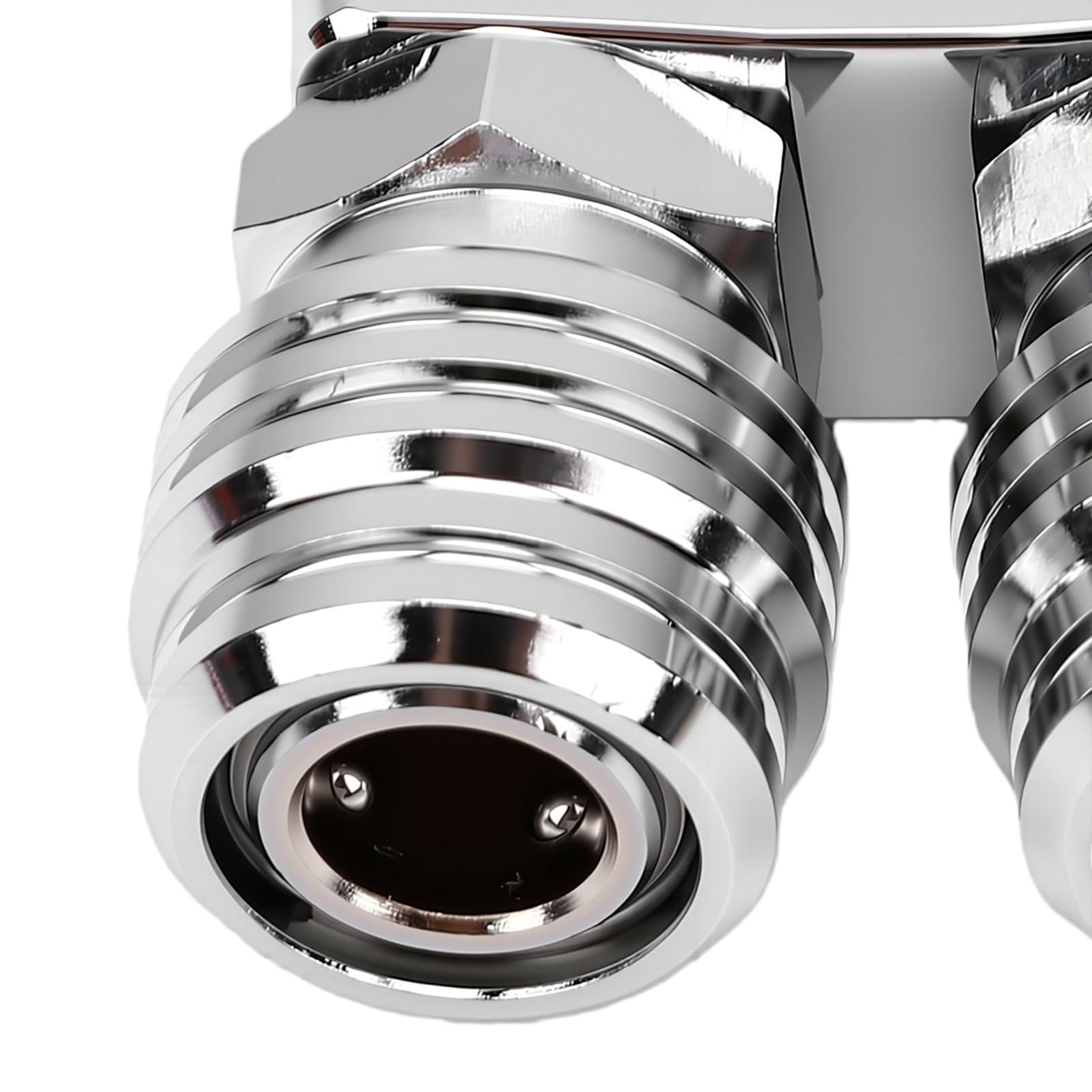 Scuba LP Hose Splitter, Low Pressure Brass Adapter | Costruzione in ottone, nominale 200 psi, filettatura standard 9/16-18 UNF, collegamento a doppio tubo