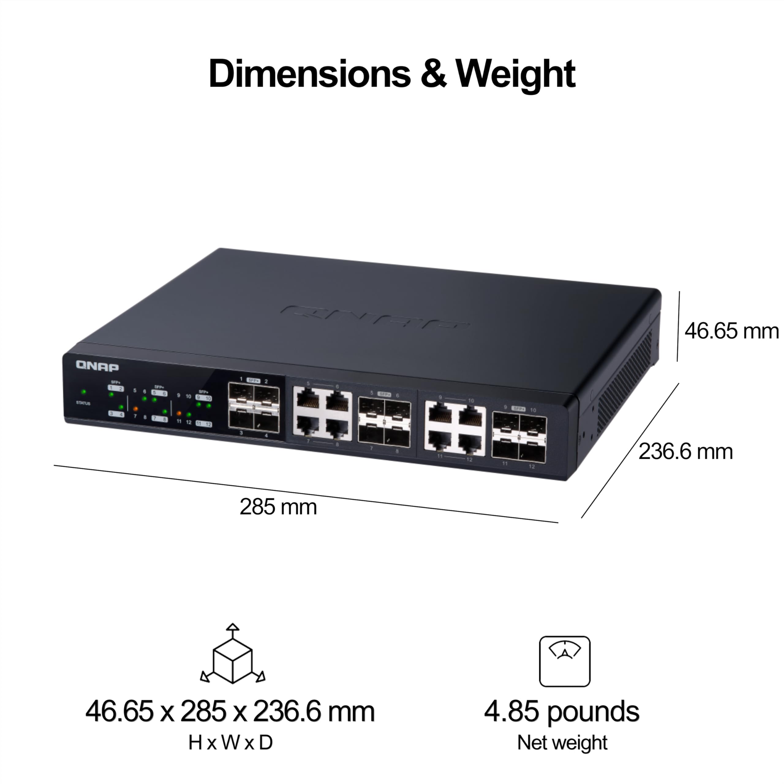 Amazon.co.jp: QNAP ( キューナップ ) 4つの10GbE SFP +ポートと