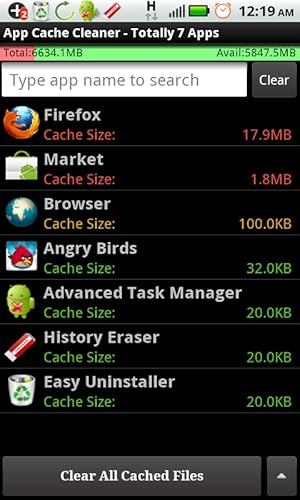 App Cache Cleaner