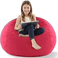 Vista 48 de HABUTWAY Silla Puf de 3 Pies de Terciopelo Lujoso de Piel Ultra Suave con Espuma Viscoelástica de Alto Rebote, Sillas Puf para Adultos, Sofá