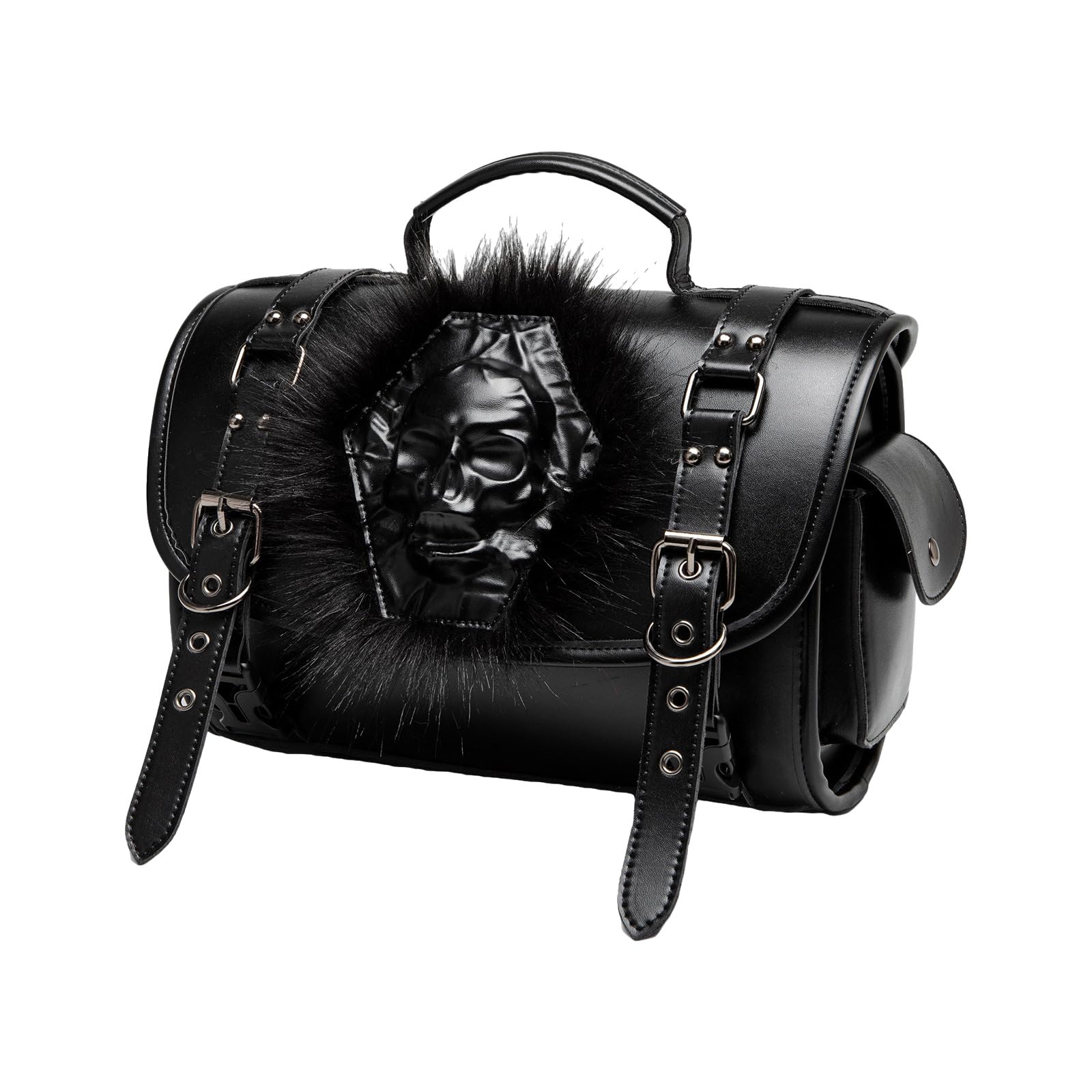 Aufbewahrungstasche, Satteltasche, Retro Punk Gepäckseite, ideal für Pendler und Touristen, Werkzeug