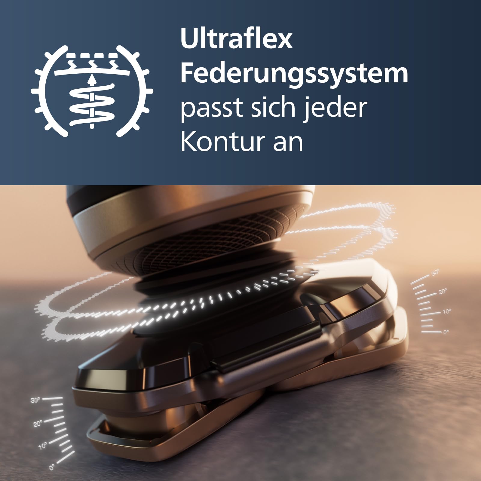 Philips Shaver S9000 Prestige, elektrischer Nass- & Trockenrasierer für Herren, helles Chrom, Lift & Cut-Rasiersystem, SkinIQ Technologie, Präzisionstrimmer, Reinigungsstation und Reiseetui, SP9841/32