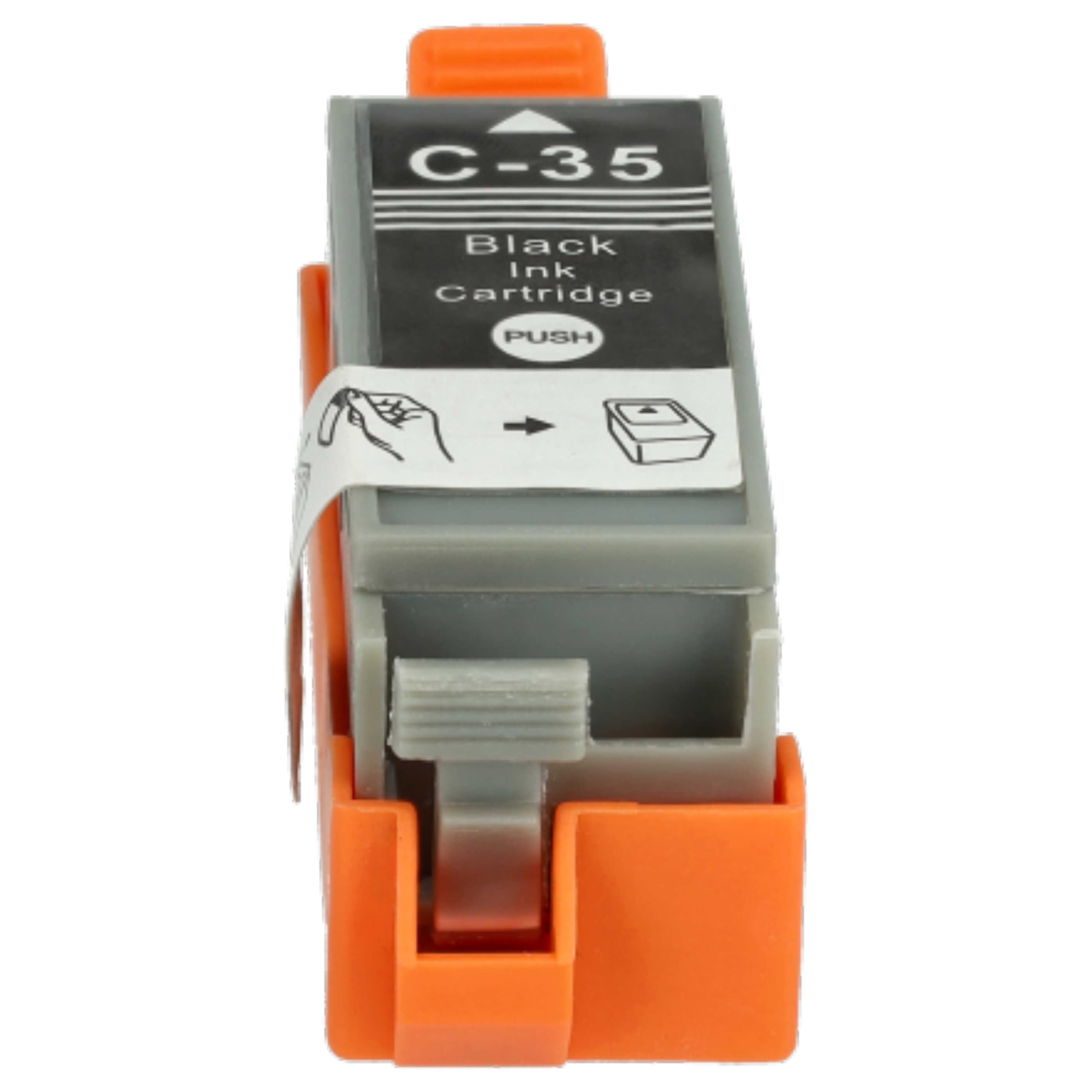 vhbw 10x Tintenpatronen Ersatz für Canon CLI-36C | CLI-36, PGI-35, PGI-35BK für Drucker (Kompatibel)