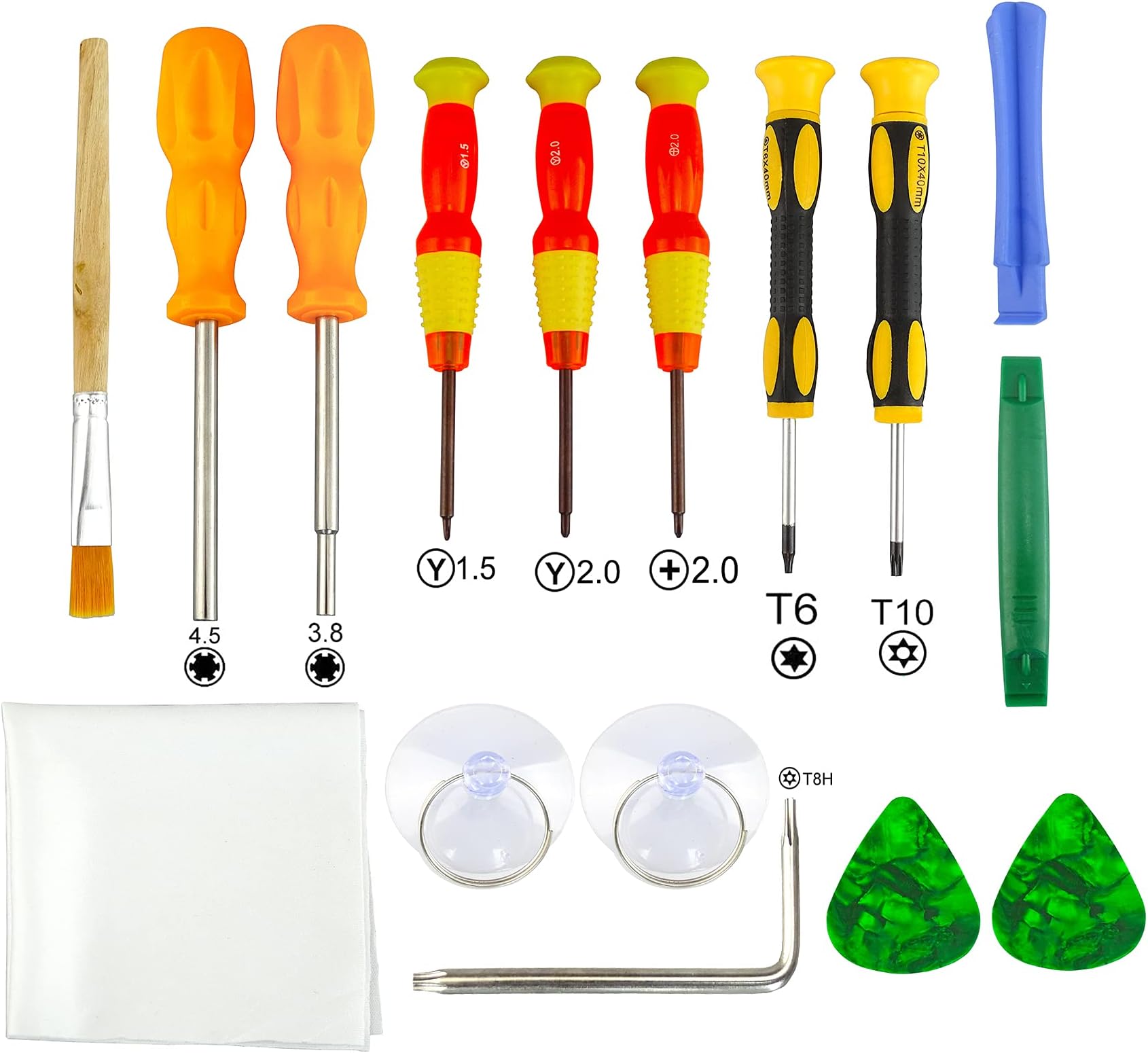 Switch repair kits for nintendo, 17in 1 professional game controller screwdriver repair tools for Nintendo Switch NES/SNES/GBA