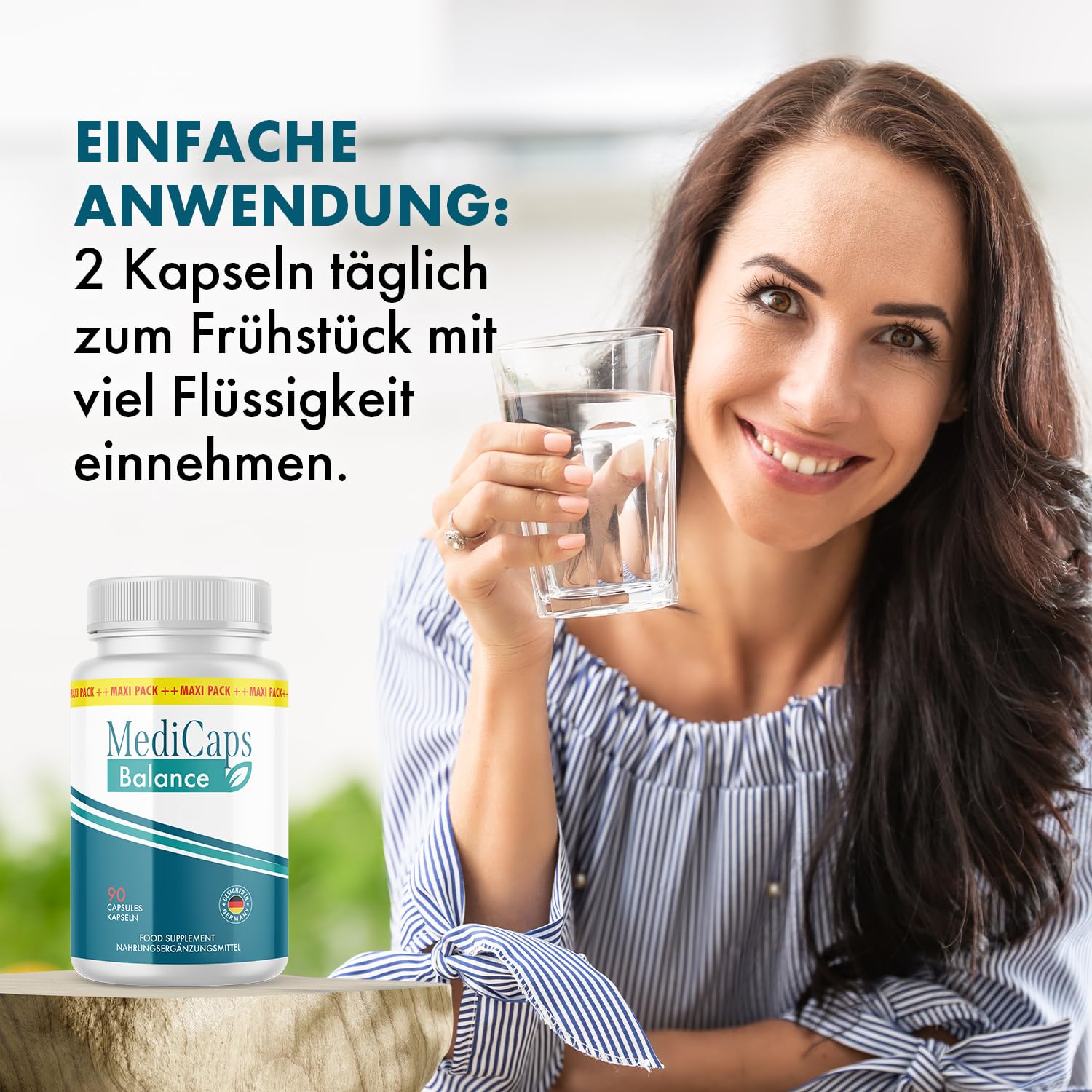 MediCaps Balance Kapseln | Dein zuverlässiger Partner | 90 Kapseln