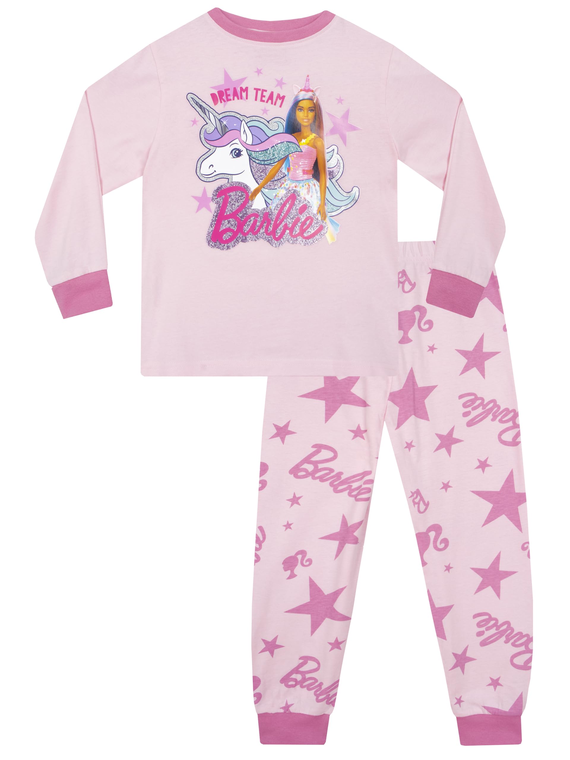 Barbie Pijama Unicorn Pijamas para Niña | Verano Pijama De Niña