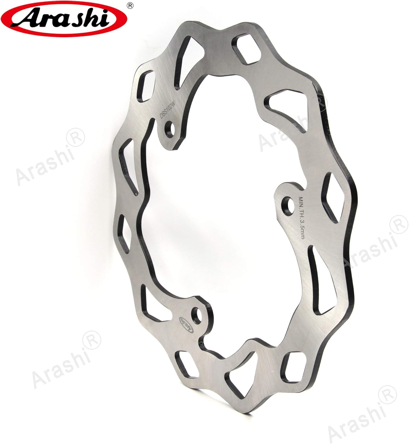 Arashi Rear Brake Disc Rotor for Yamaha MT03 FZ03 2016-2023 ABS include/YZF R3 2015-2023 ABS 2017-2023 Motorcycle Replacement Accessories YZF-R3 YZFR3 MT-03 FZ-03 MT FZ 03