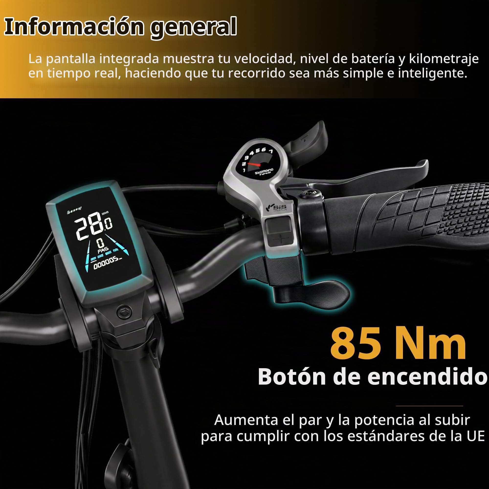 Bicicleta eléctrica plegable para adultos, batería extraíble con certificación UL, cuadro de aluminio ligero, bicicleta eléctrica con neumáticos gruesos de 20"X4.0", frenos hidráulicos de aceite para