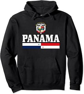 Panama Flag Pride Panamanian Hispanic Soccer Sports Pullover Hoodie