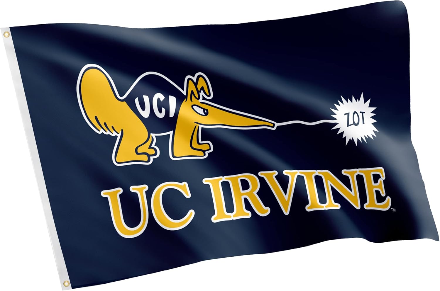 Desert Cactus University of California Irvine UCI Flag - 3 x 5 Feet Anteaters Banner, Indoor/Outdoor Durable Fabric, 100% Polyester Design (Style 5)