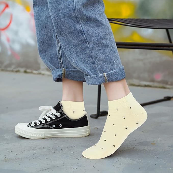 Calcetines Tobilleros Divertidos de Algodón para Mujer miniatura 3