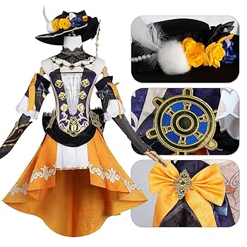 Amazon.co.jp: [KRUMATE] ナヴィア コスプレ衣装 原神 げんしん