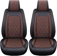 Vista 1 de YIERTAI - Fundas de asiento de vehículo compatibles con Dodge Ram 2009-2023, 1500, 2500 y 3500, camioneta pickup, protectores de asiento de cuero