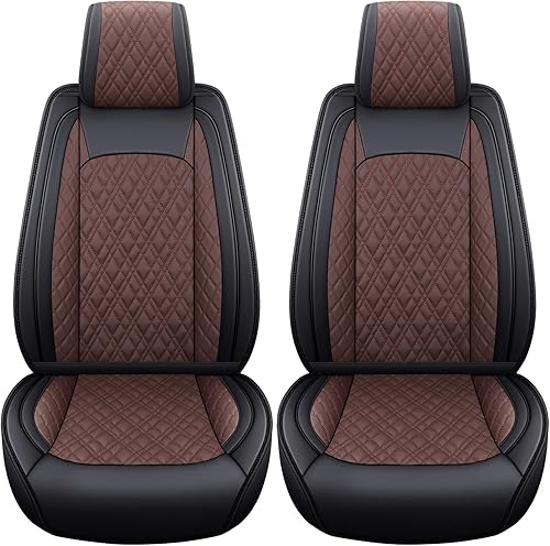 YIERTAI - Fundas de asiento de vehículo compatibles con Dodge Ram 2009-2023, 1500, 2500 y 3500, camioneta pickup, protectores de asiento de cuero