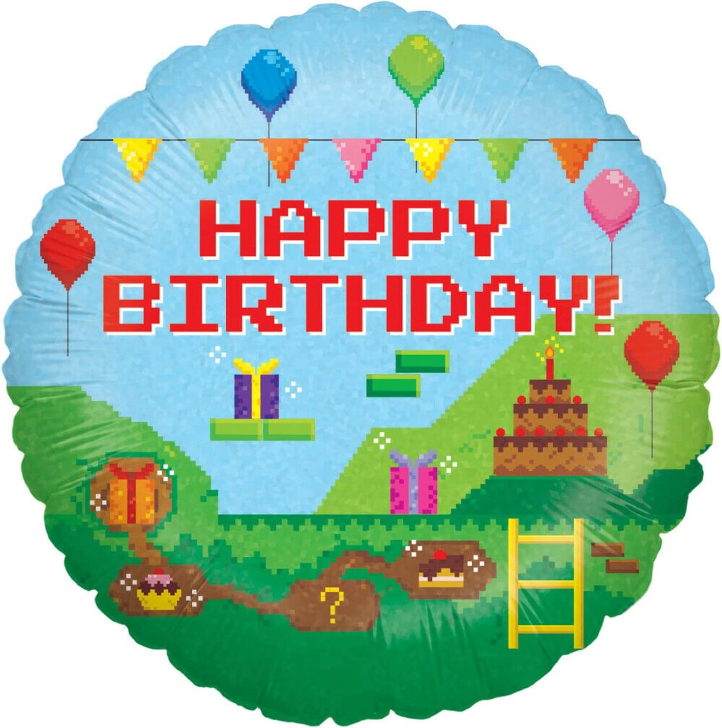 Anagram Sonic Video Gamers 7th Birthday Party Supplies Hedgehog Foil Balloon Bouquet Decorations