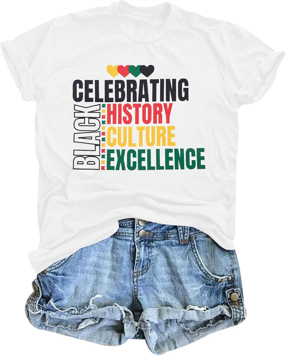 Black History Month Shirts Women: Afro American Pride T Shirt Celebrating Black Culture Excellence Tee Short Sleeve Top