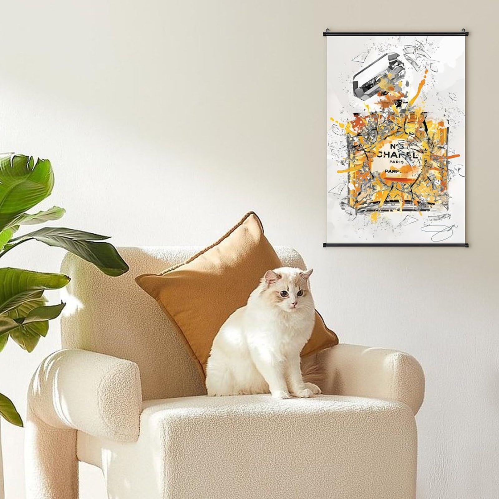 Amazon.co.jp: シャネル No.5 パルファム ボトルアート、モダンで