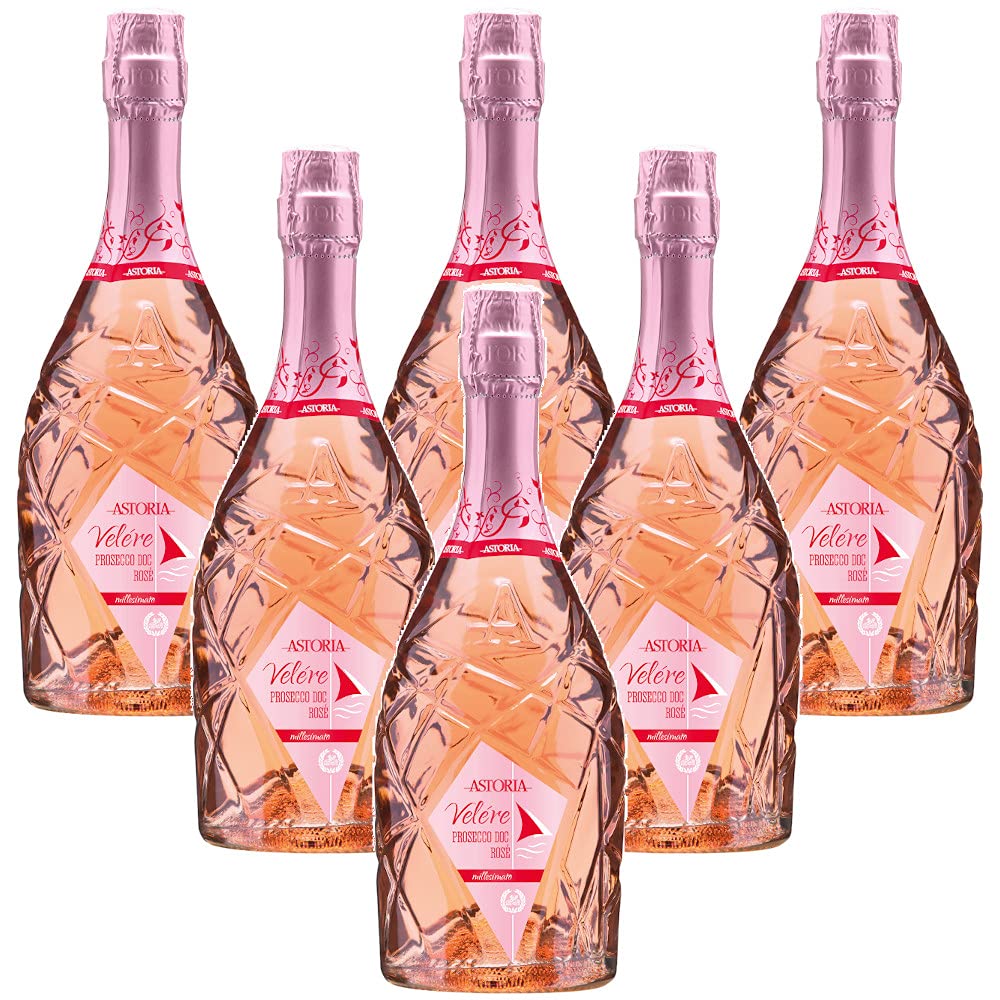 Velére Prosecco Rosado DOC extra dry Astoria (6 botellas 75 cl.)