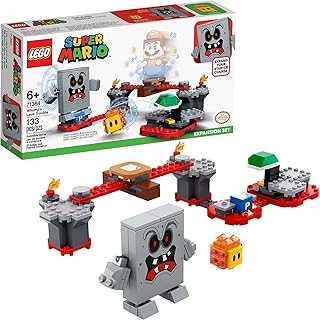 LEGO Super Mario Whompâ€™s Lava Trouble Expansion Set 71364 Building Kit; Toy for Kids to Enhance Their Super Mario Adventures with Mario Starter Course (71360), New 2020 (133 Pieces)