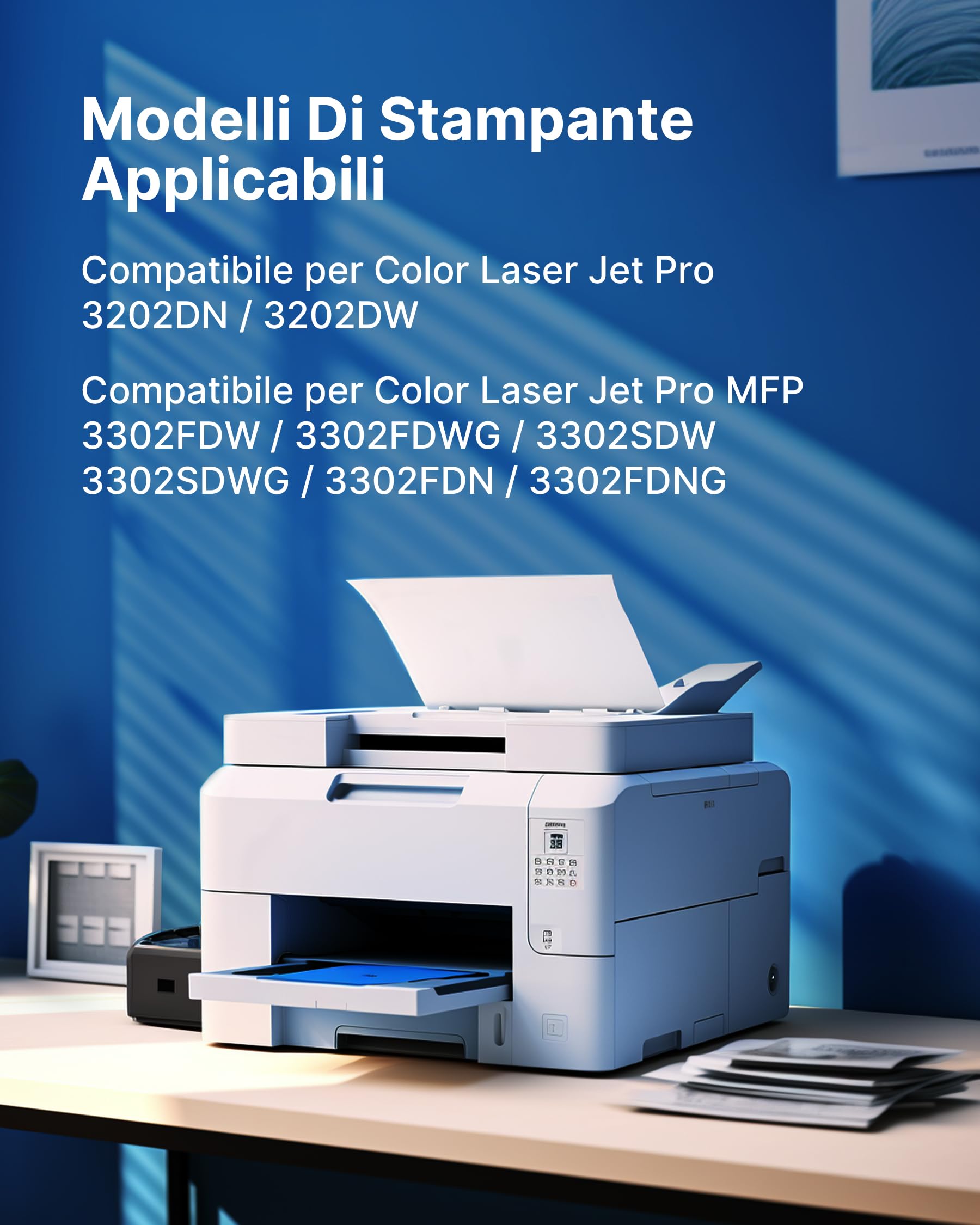 VIPGOOD 219A Cartucce toner Compatibile per HP 219X 219A Toner per HP Color Laserjet Pro MFP 3302FDWG 3302SDWG 3302FDNG 3202DW 3302FDW 3302SDW 3302FDN 3202DN (1Nero 1Ciano 1Giallo 1Magenta, 4-Pack)