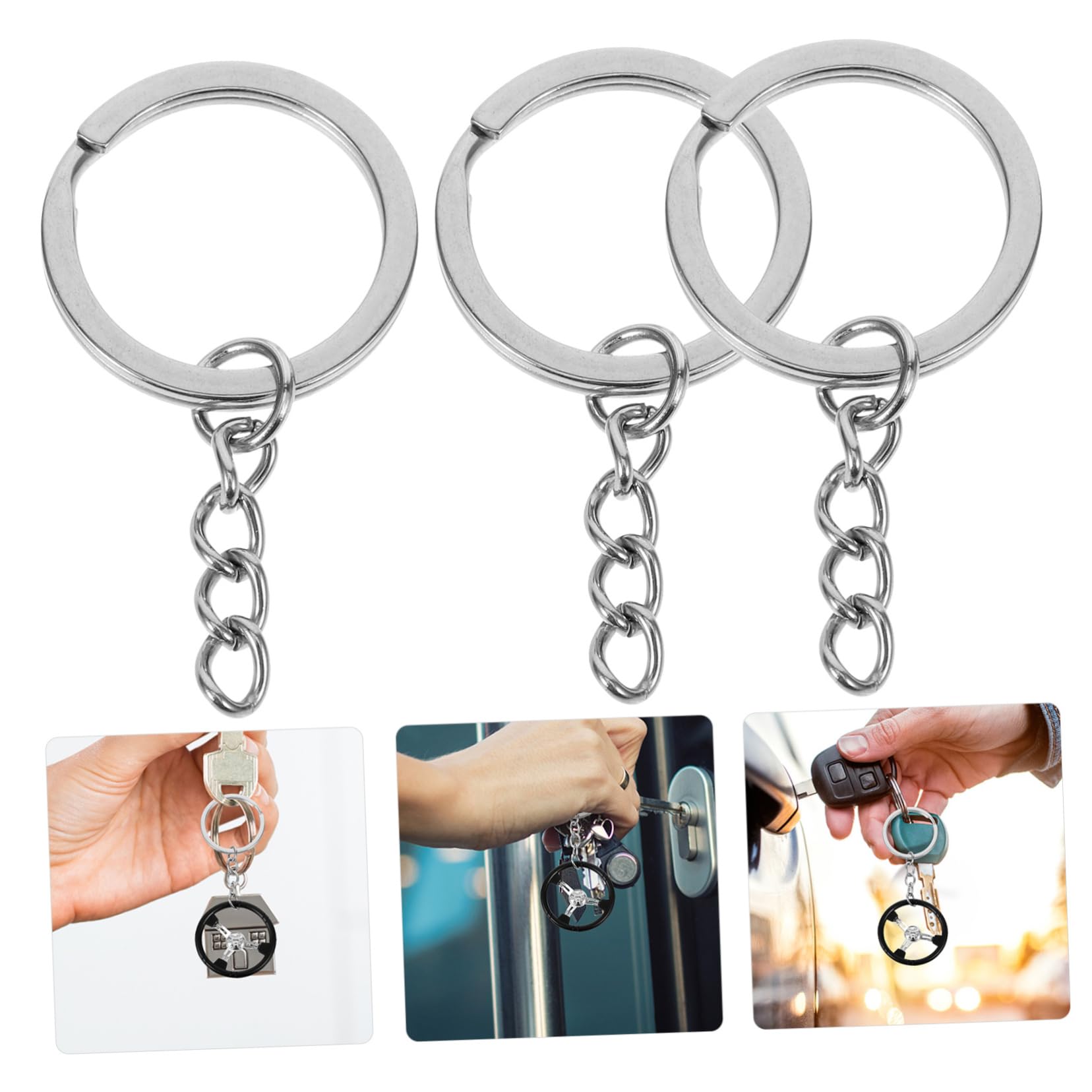 Grande Portachiavi Diviso Tipo Jailers Da 76 Mm – Contiene Oltre 30 Chiavi, Ideale Per Scuole E Strutture Commerciali