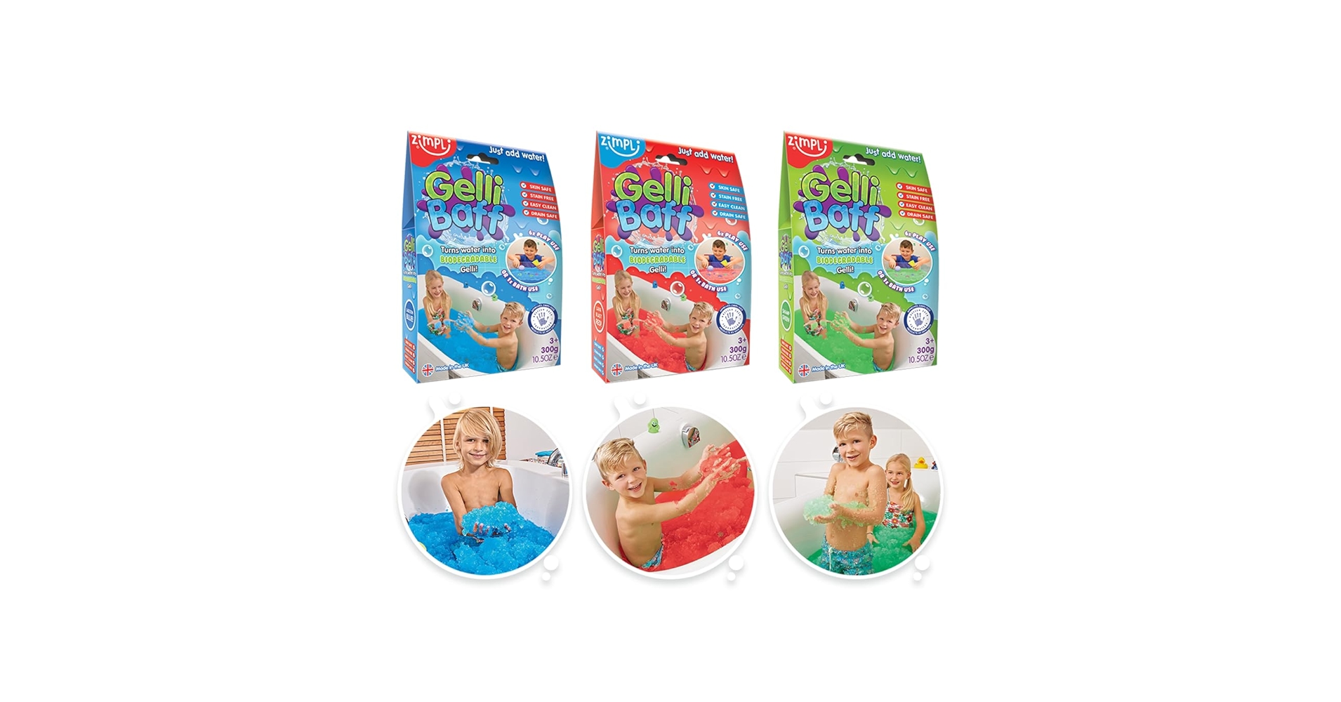 Gelli Baff ジェリーバフ グリーン×2 レッド×4 Gelli Baff ジェリーバフ グリーン×2 レッド×4