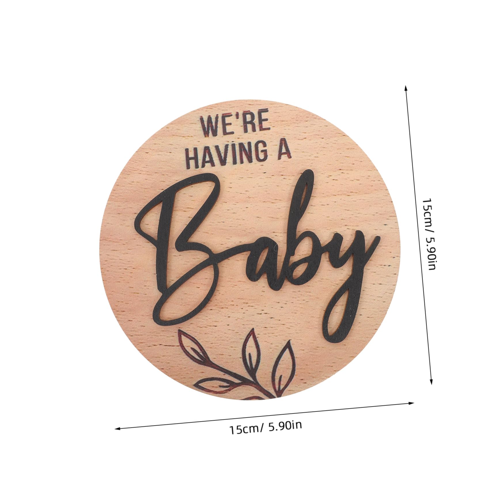 Beatifufu Newborn Sign Name Handmade Wooden Birth Announcement Arrival Decor for Home