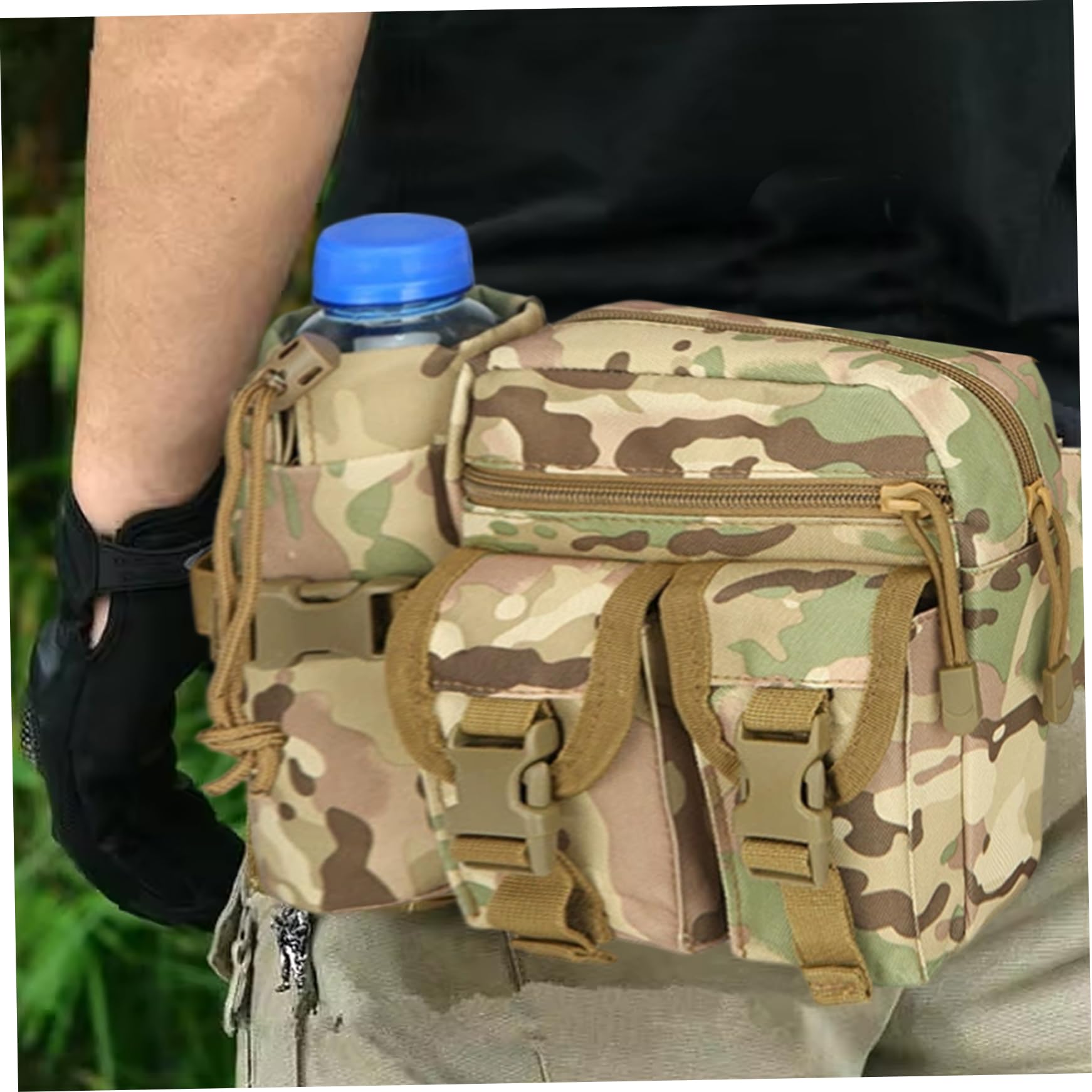 Accessoires de détecteur de métaux, pochette détection métal, 9.1x3, 5x7, 5 pouces sac en nylon rétractable en nylon avec une poche multifonctionnelle, sac à vélo fixe pour extérieur, détection