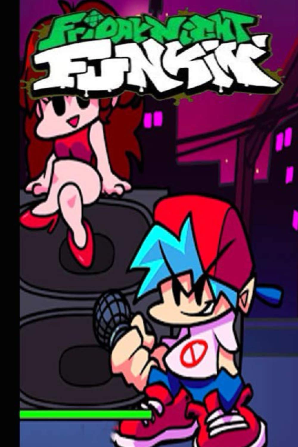 Friday Night Funkin Lined Netebook: Friday night funkin cover 6 x 9 inches 120 pages, Blank Unlined Paper for Sketching, Drawing , Whiting Extra large (6 x 9) inches, 120 pages.