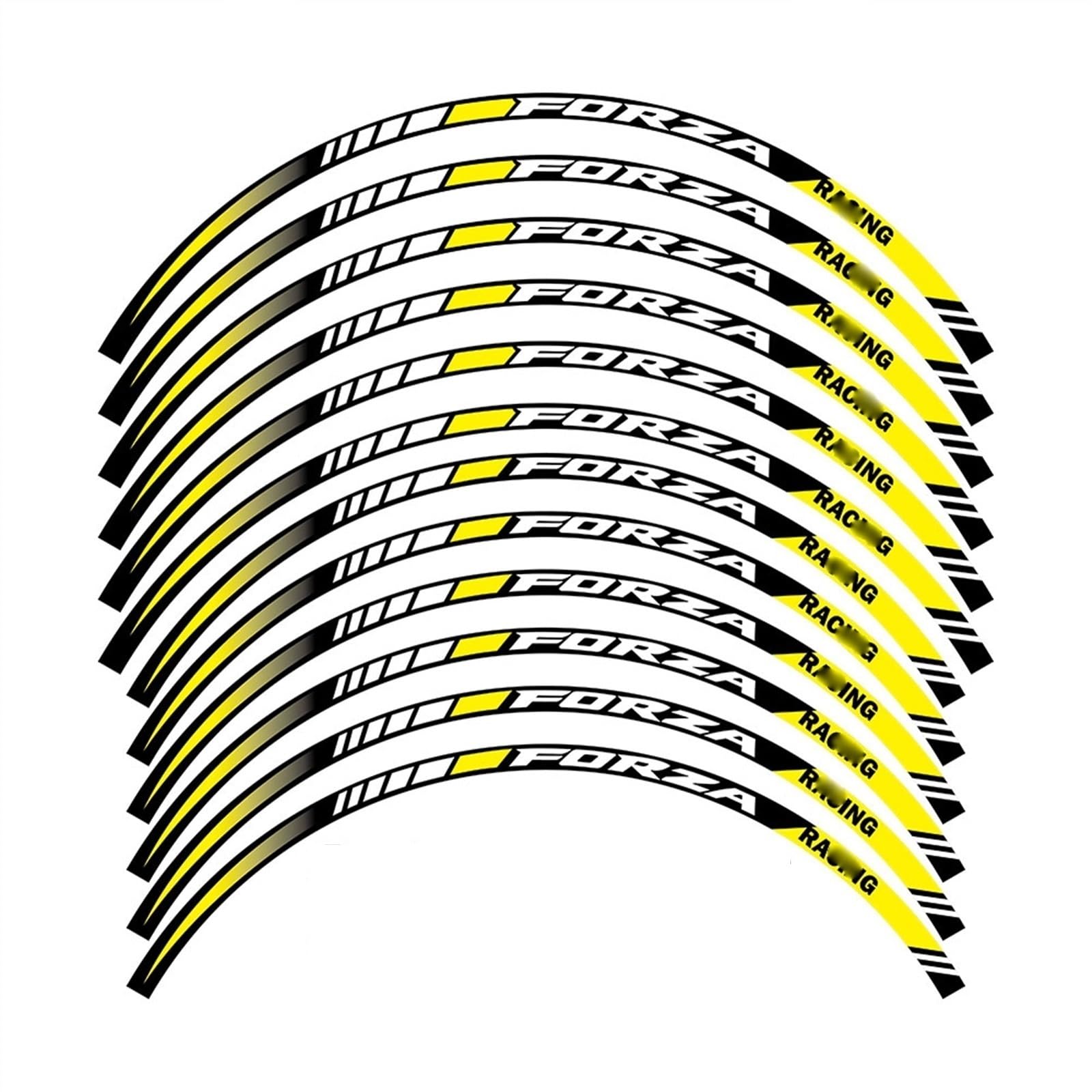 Motorcycle Sticker Wheel Rim Decal for MF13 for Forza 125 for 250 300 350 Wheel Stickers(3)
