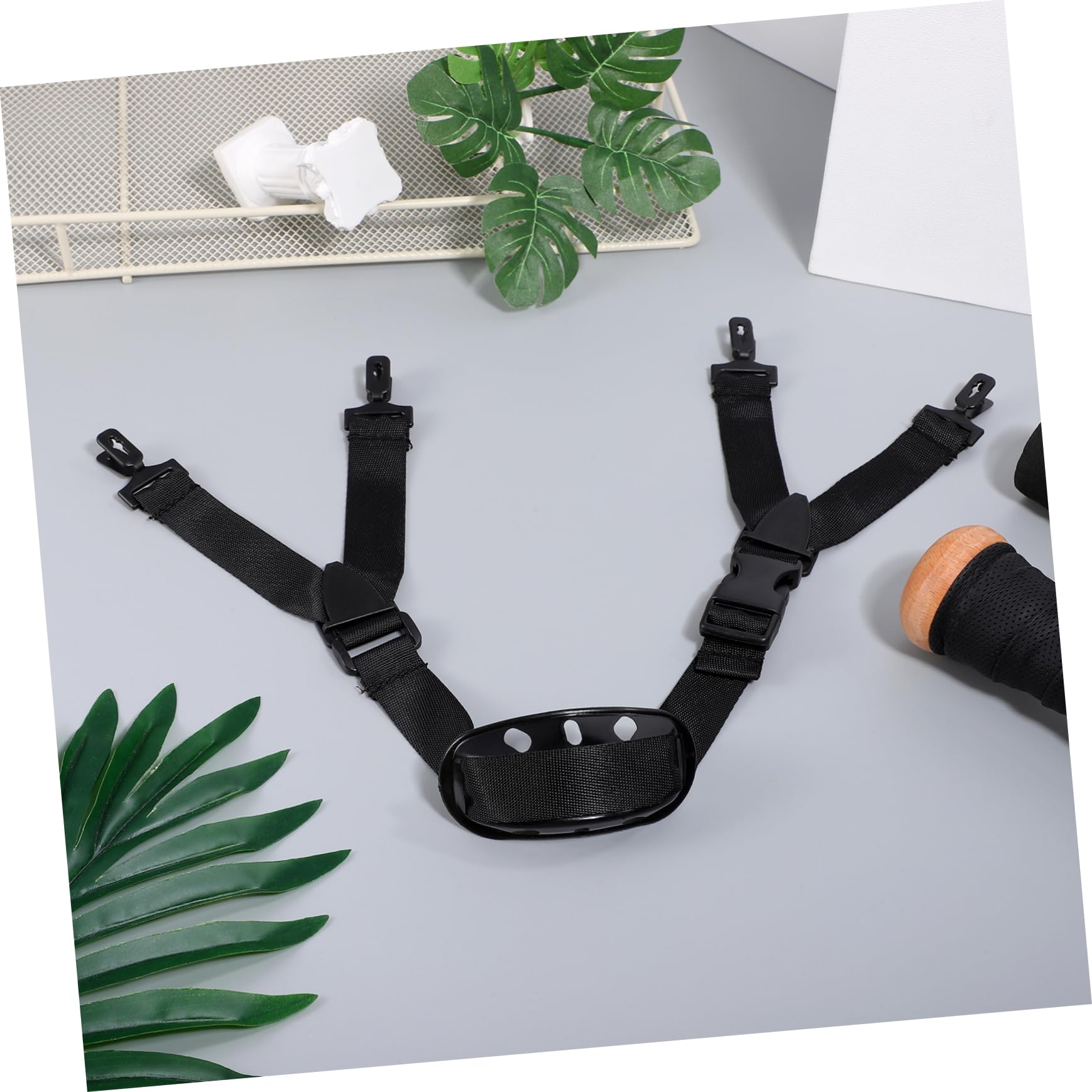 NUOBESTY 15 Sätze Helm Kinnriemen Helmband Kinnriemen Hart Schutzhelm-kinnriemen Männer Helmgurte Bauhutband Hutkinngurt Schweiß Einstellbar Schwarz Polyester Zufällige Farbe 6 Stück * 15