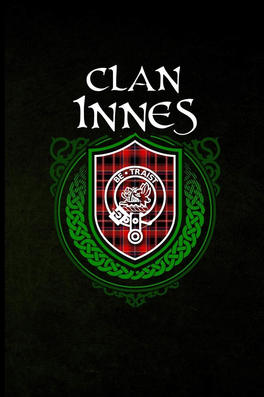 Clan Innes: Scottish Clan Tartan Family Crest - Blank Lined Journal with Soft Matte Cover