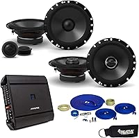 Vista 1 de Alpine Type-S Altavoz y Amp Bundle 6.5" S-S65C Componente Set S-S65 Coaxiales con Amplificador S-A32F