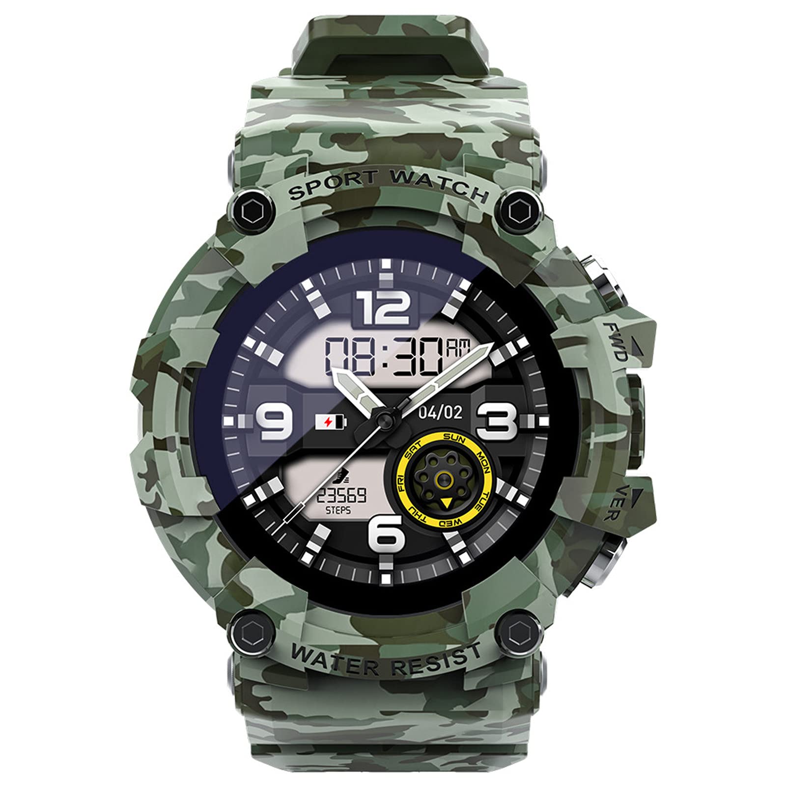 LOKMAT Attack Smart Watch Fitness Tracker Bluetooth Watches Heart Rate Monitor Sports Waterproof Wat