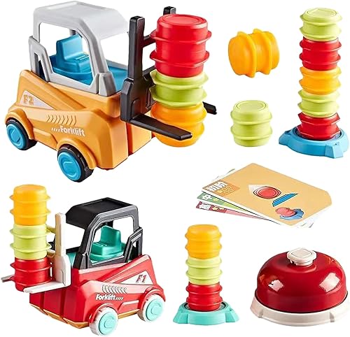 Juego de transporte de carretilla elevadora de ingeniero, Frenesí de montacargas, Juego de frenesí de montacargas, Juego de habilidad para 2