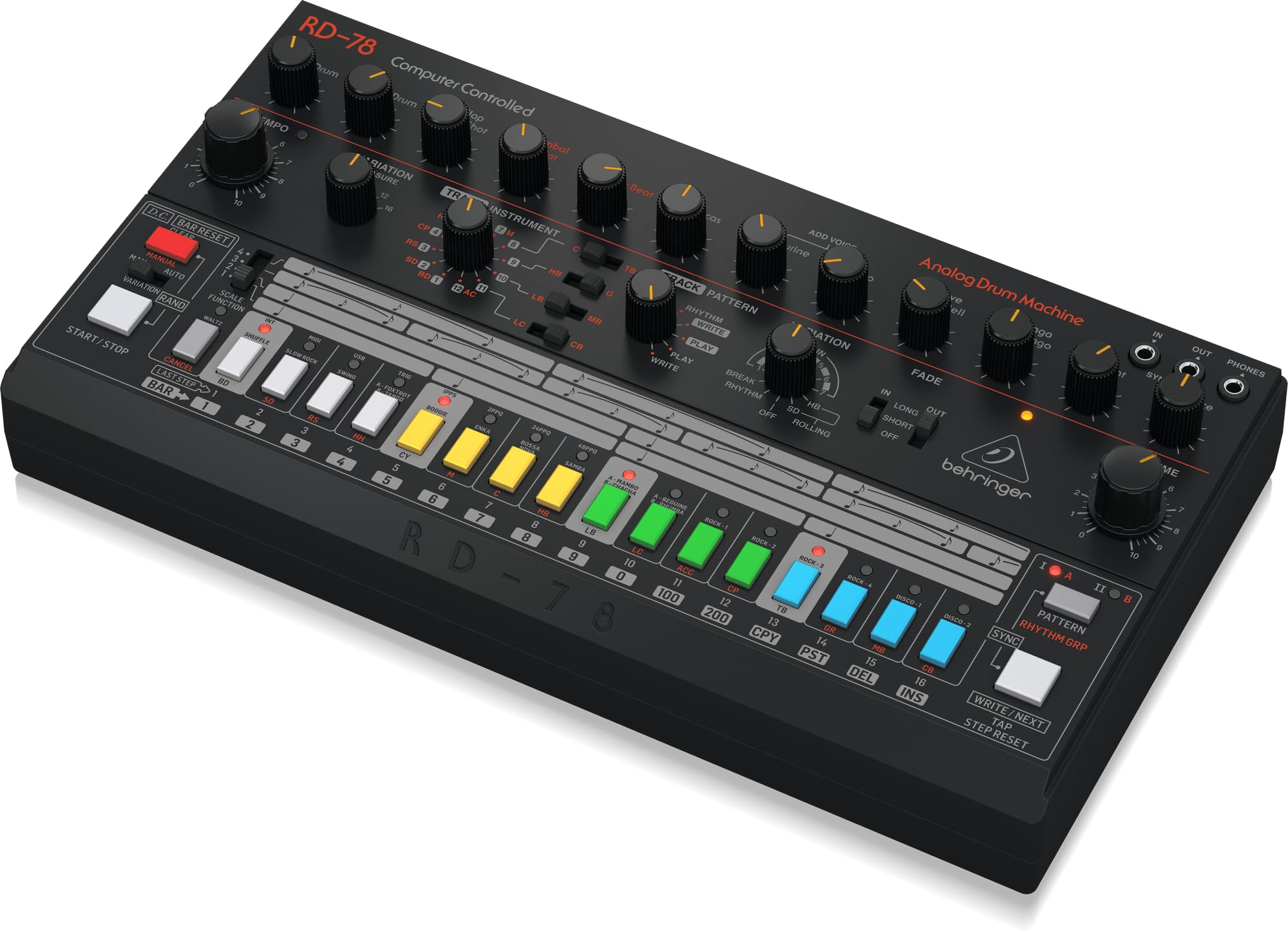 Amazon.co.jp: ベリンガー Behringer RD-78 アナログドラムマシン 15