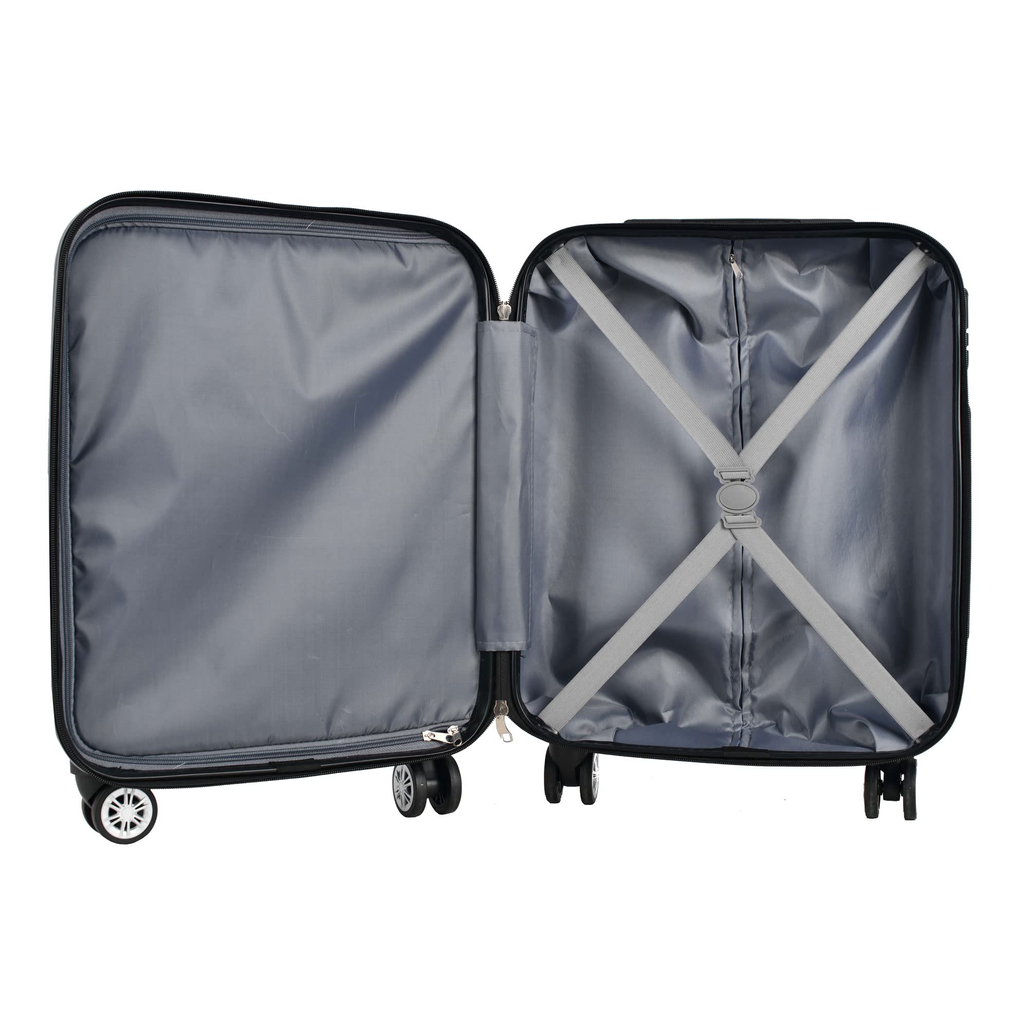 Kukuxumusu Maleta Cabina de Viaje rígida, 4 Ruedas 360 Grados, 56,5x42x21 cm, ABS y Policarbonato, con Candado Integrado