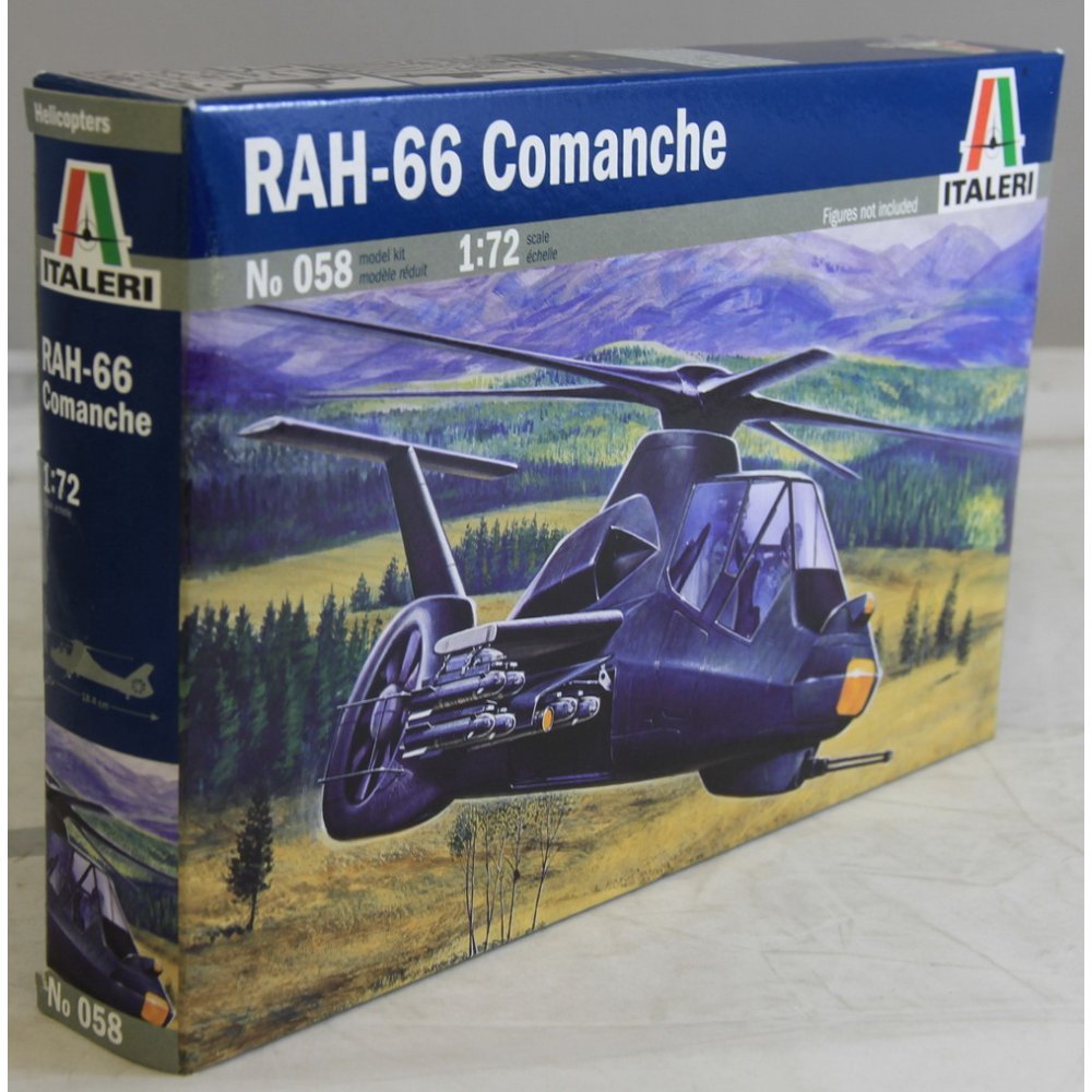 Italeri 058 RAH-66 Commanche 1/72 Scale Helicopter Model Kit